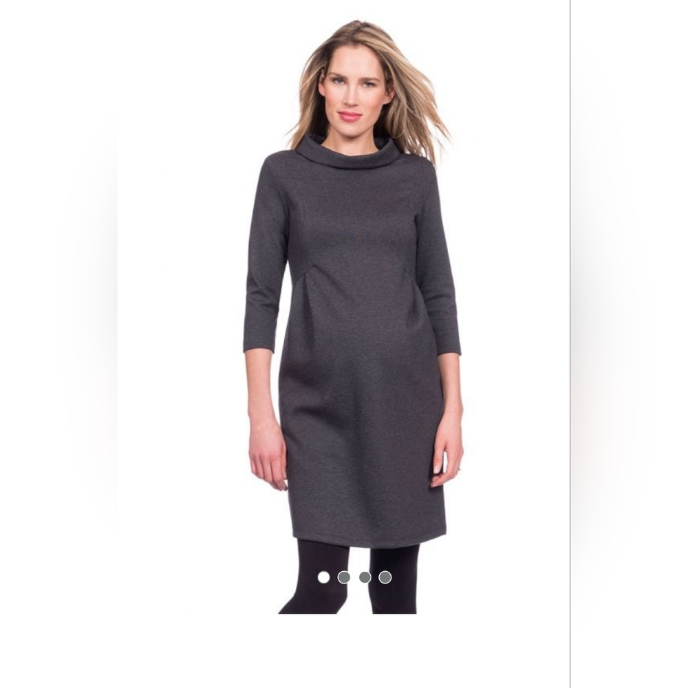 Seraphine Funnel Neck Maternity Dress S12 US